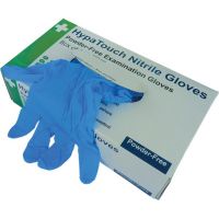 HypaTouch Powder-Free Nitrile Gloves, Medium (Box of 100) 