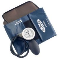 Accoson Limpet Aneroid Sphygmomanometer, Straight Tube & Adult Ambidex Velcro Cuff (0292A)