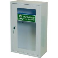 AED Defib Wall Cabinet with Key Lock, Empty -K901