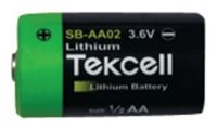 Tekcell 3.6V Lithium Battery 1/2 AA Size (SB-AA02)